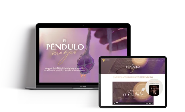El Péndulo Mágico - curso online - Escuela de Brujas, Magia Blanca y Tarot MAGWARTS®