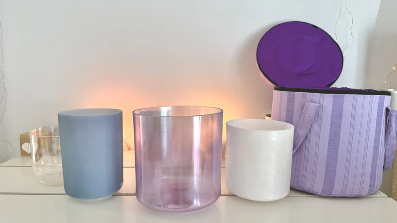 Set Profesional de Cuencos Alquímicos Binaurales (Crystal Tones)