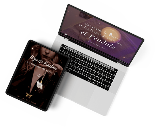 El Péndulo Mágico - curso online - Escuela de Brujas, Magia Blanca y Tarot MAGWARTS®