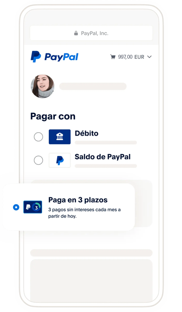 Cómo pagar el curso en 3 plazos sin intereses paypal
